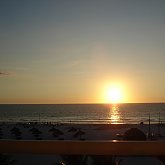 Marco Island - Sunset from our little Balcony